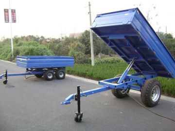 Hydraulic tipper farm trailer 2wheel