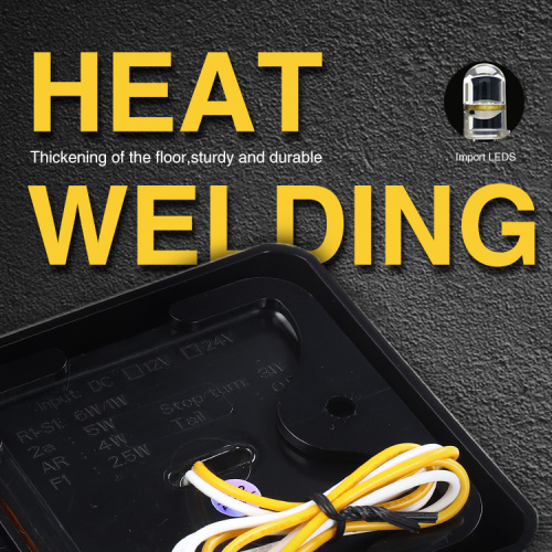 ટ્રેઇલર ટ્રક લારી વાન માટે 12 વી/24 વી એલઇડી રીઅર પૂંછડી લાઇટ બ્રેક સૂચક લેમ્પ