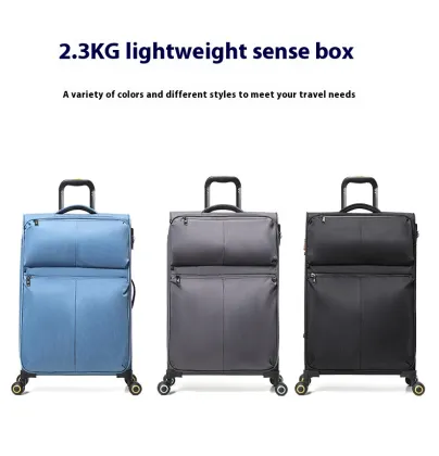 Oxford Cloth Soft Travel Trolley Bag