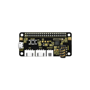Keyestudio 5V ReSpeaker 2-Mic Pi HAT V1.0 - Raspberry Pi 4B/3B/5 Expansion Board