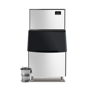 Large Capacity Automatic Air-Cooled Split Ice Machine for Milk Tea Shops and Bars