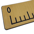 Light Teak over Black Boat Fishing Measurement Pad