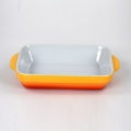 Factory Direct Square Bread Ceramic Cake Baking Tray