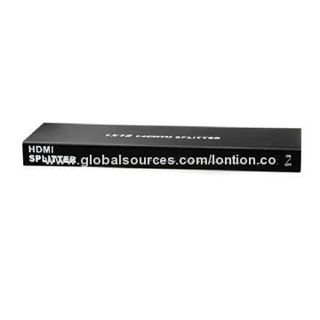 1*16 HDMI Splitter, Supports 1080p