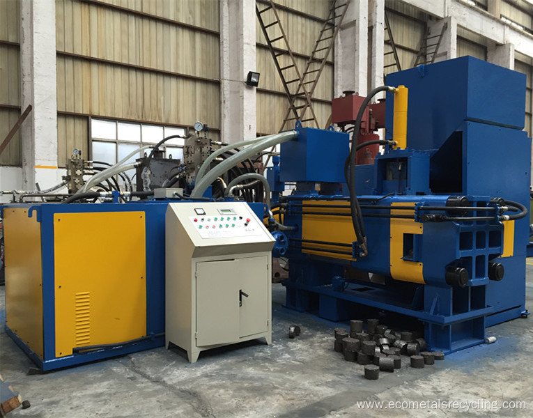 Factory Horizontal Copper Meter Steel Briquette Machine