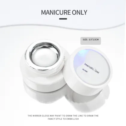 Long Lasting Mirror Effect 10ml Vegan UV Chrome Gel Polish