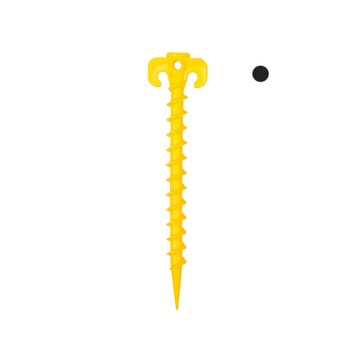 Plastic Ground Tent Peg - Screw Tent Stake Accessories Factory