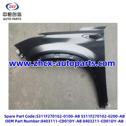 Fender for changan CS75 plus