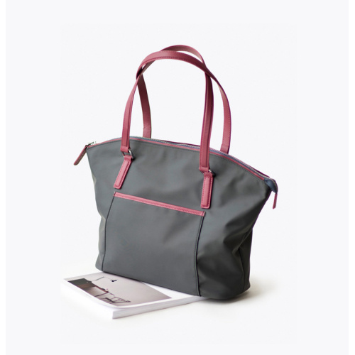Oem Fashion Designer Women Nylon Travel Tote Handbag