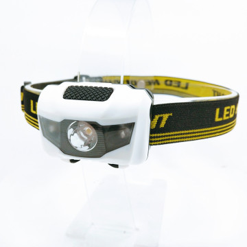 قابلة لإعادة الشحن 250 Lumens White &amp; Red LED مصابيح الأمامية المصغرة