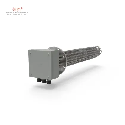 Custom 4-inch 30kW Fluid/Gas Immersion Heaters for Industrial Applications