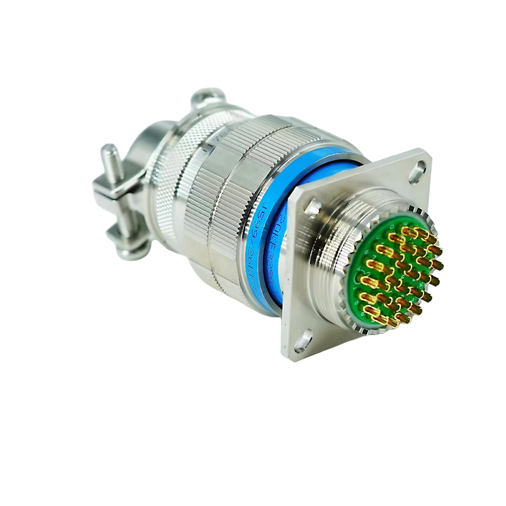 Standard J599 series connector, model 26KF32PA-H, showcasing a common shell style and contact arrangement.