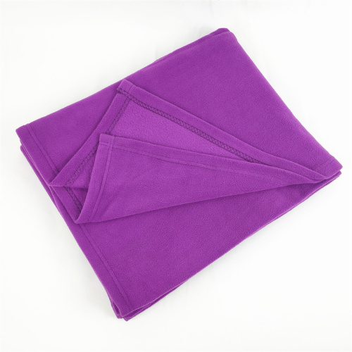 Plain Dyed Double Side Brushed Polar Fleece Blankets