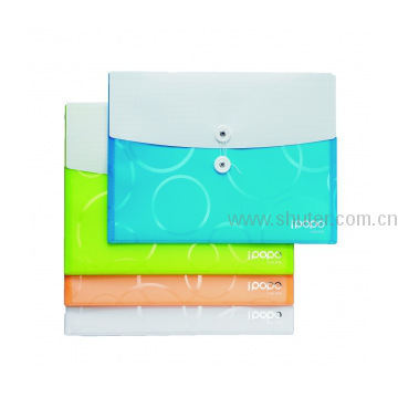 IPOPO Double Pocket File Bag with String Closure  A4