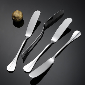 Stainless Steel Butter Knife - Western Style for Spreading Jam, Cream, and Cheese