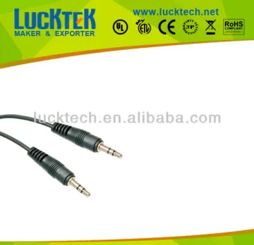 Audio/vedio cable,3.5mm Male TO 3.5mm male stereo cable, high qulity