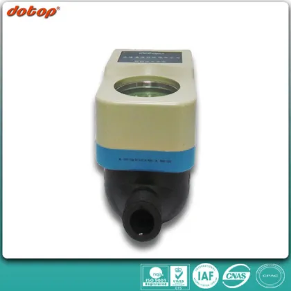 High tech remote water meter with valve lock