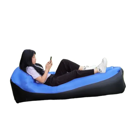 Inflatable Corner Sofa: Portable Travel Air Sofa Bed for Camping