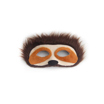 Προσαρμοσμένες αποκριές μάσκες ζώων Cosplay Fabric For Kids - Sloth &amp; Sika Deer Half Face Masks