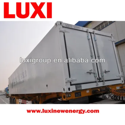 24.5m3 10 tubes skid CNG trailer of Shandong LUXI ,BV & ISO11120