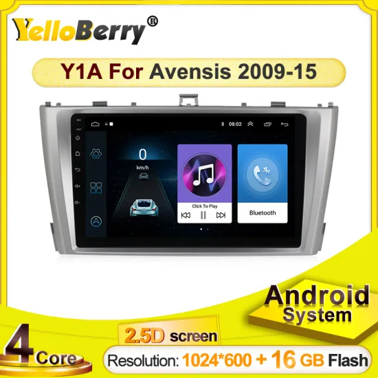 Quad Core Car DVD Player For Toyota Avensis 2009 2010 2011 2012 2013 2014 2015 Car Multimedia System Navigation GPS Bluetooth