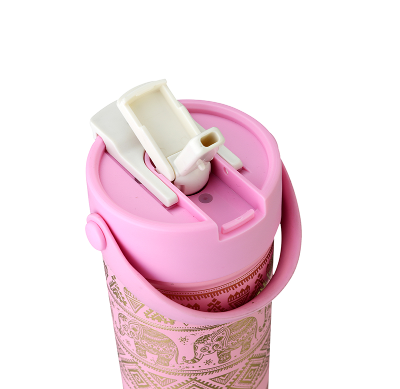 630ml vacuum travel tumbler with straw