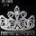 Silver Rhinestone Tiaras Crown For Girl