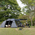 キャンプ屋外ポータブルリップストップアタッチ可能な屋外テント