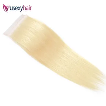 Hair vendors whloesale Russian blonde transparent hd lace closure frontal cuticle aligned 613 virgin hair bundles with closure