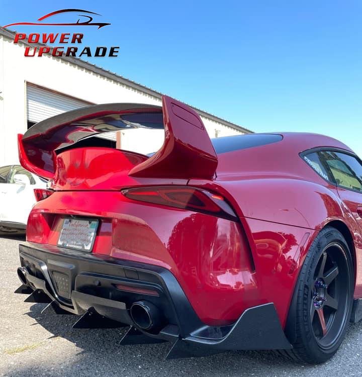 Carbon Fiber Rear Diffuser For Toyota Gr Supra A90/a91 Mk5 - V Style ...