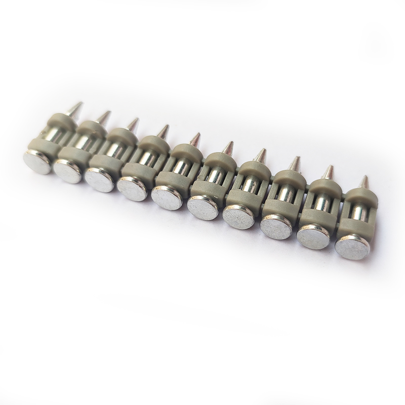 Clamp tip gas nail gray row strips