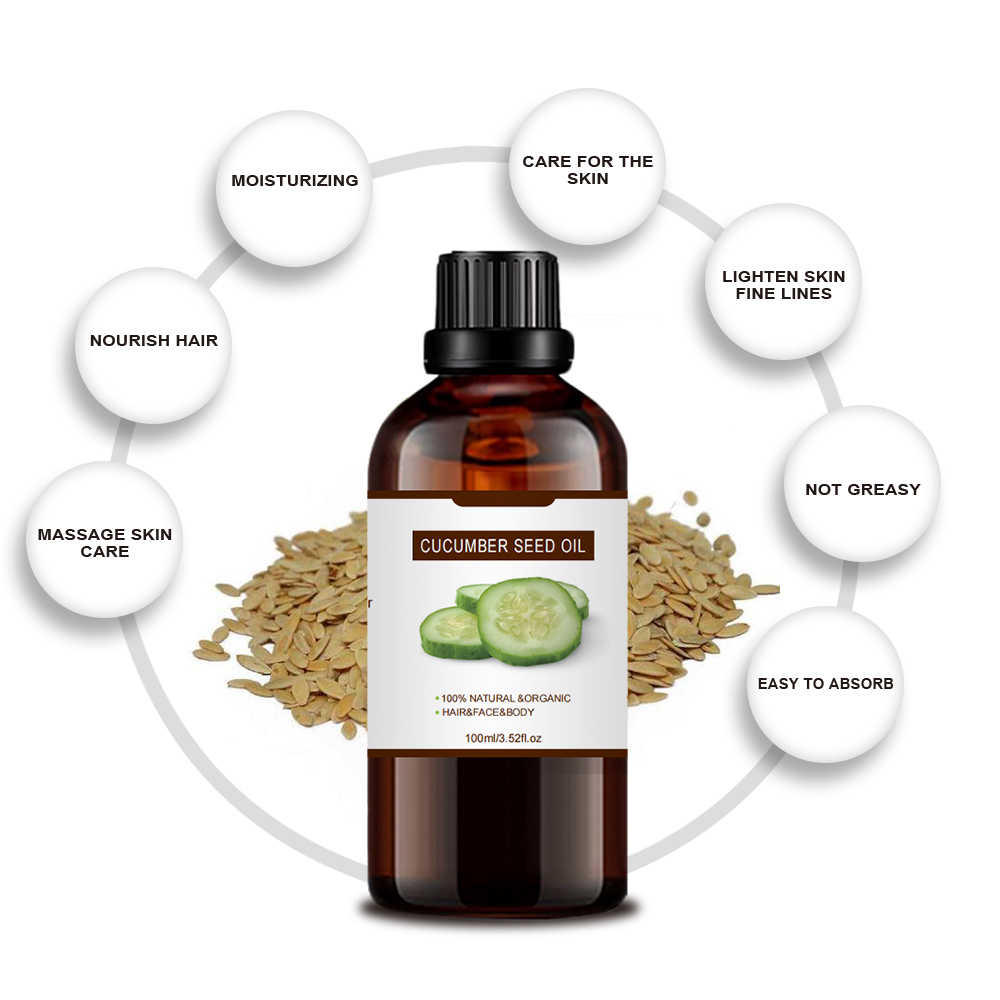 Pure Natural Natural Organic Skincare Cucumber Semilla Oil Essential