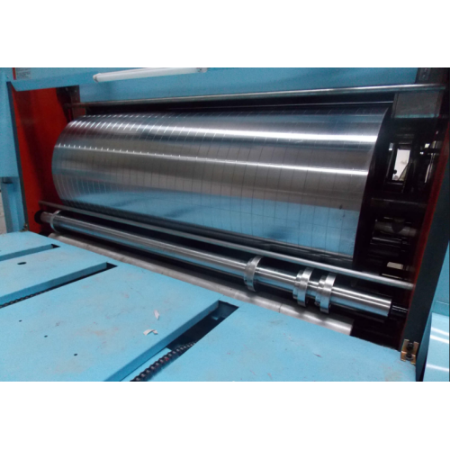 Manual corrugated printing and slotting machine