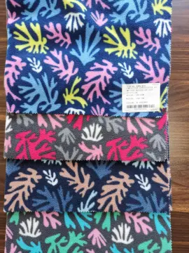 Fdy Printing Micro Fleece Two Side Fabric