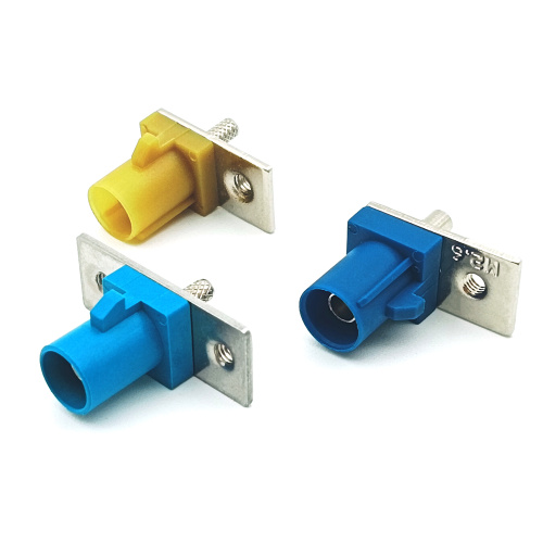 Straight Fakra Male Panel Mount RF Coaxial Connector