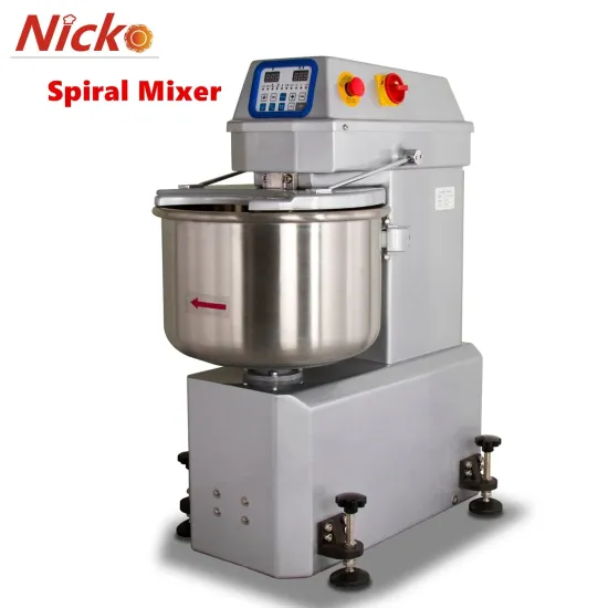 Double Motions Double Speeds Flour Commercial Spiral Dough Mixer