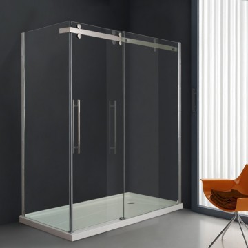 10mm Tempered Glass Folding Shower Enclosure with 304SS Handle