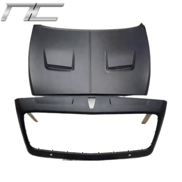 MSY Style Carbon Fiber Front Grill Mesh Frame Cover for Bentley Bentayga