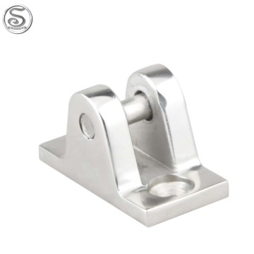 316 Stainless Steel Heavy Duty Jaw Slide Deck Hinge for Bimini Top Mounting Yoke Clevis Bracket