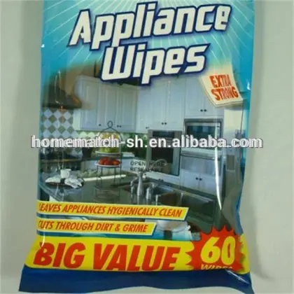 kitchen cleaning wet wipes, household cleaning tissue, cleaning cloth towel, China manufacturer