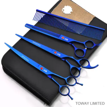 Color Printing Pet Grooming Tools Cutter Dog Hair Scissors
