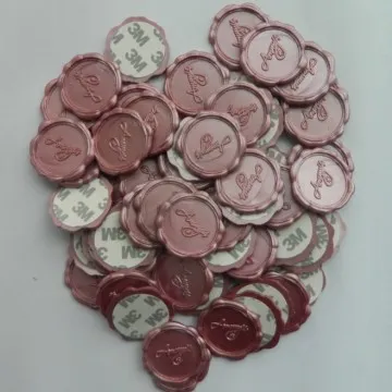 Custom Wax Seals Self Adhesive Peel stickers