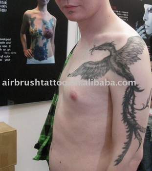Airbrush body tattoo art