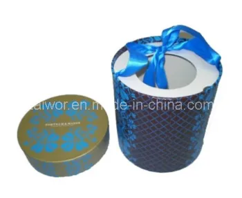 Storage Tube / Round Box with Ribbon Closure (TW-HZP0004)