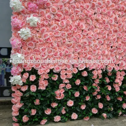 SJ400928 Ready made flower wall/custom made flower wall/rose wall sale