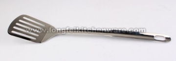 Non-magnetic stainless steel slotted shovel