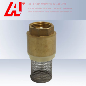 Brass Spring Check Valve with Filter