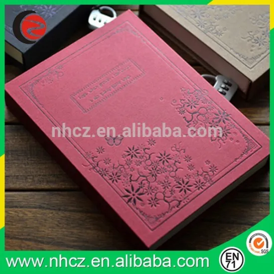 Retro notebook with a password lock