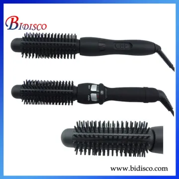 hair LED/LCD digital brush curler tool for christmas day beauty lady