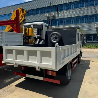 Advanced Double-Cab Dump Truck for Commercial Use